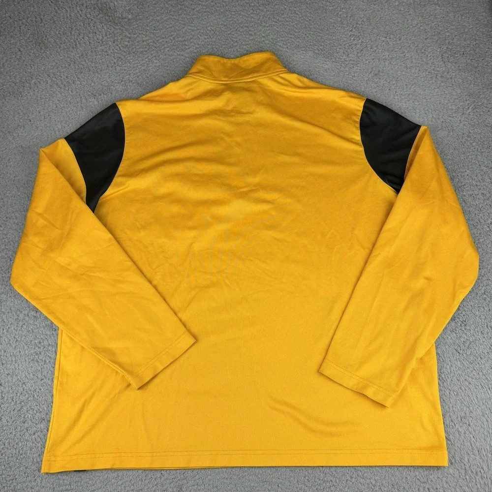 Oregon Webfoots 1/4‎ Zip Jacket Mens 2Xl Yellow Nike Dri Fit Ducks